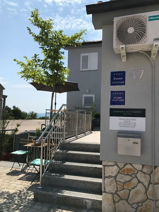 Apartmenthaus Suskovic Insel Krk Omišalj 0*,  Croazia